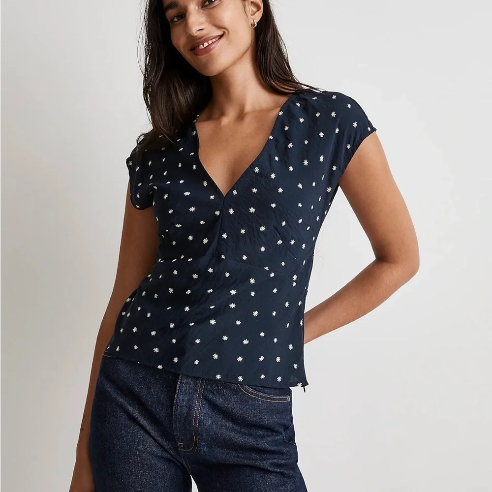 15. NWT Madewell Micro Floral Shirt